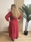 Robe longue haut plissé Pietra bordeaux Robe longue haut plissé Pietra bordeaux