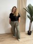 Pantalon uni Jog kaki