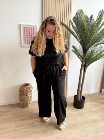 Pantalon uni Jog noir