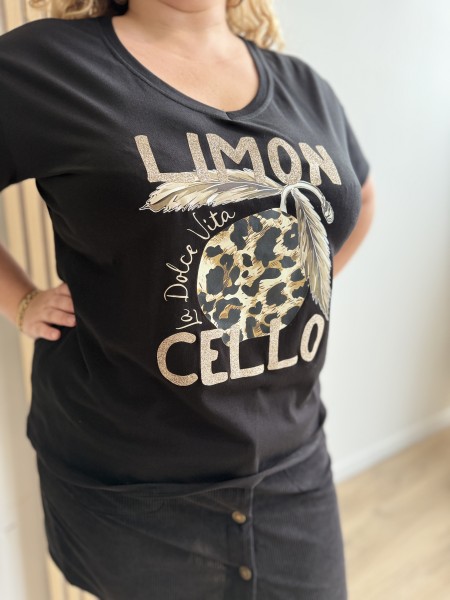 Tee shirt Limoncello Lola noir