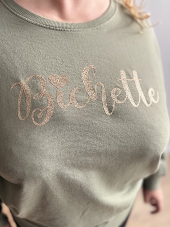 Pull bichette kaki Alyssa
