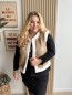 Gilet sans manches Sherpa broderie Bella Gilet sans manches Sherpa broderie Bella