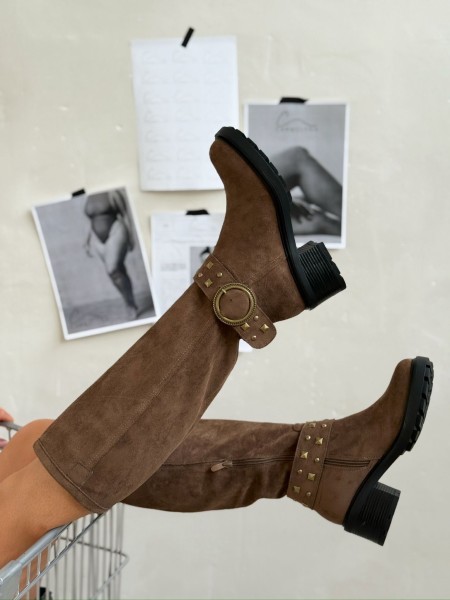 Bottes hautes mollets larges Antea M/L