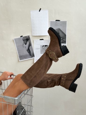 Bottes hautes mollets larges Antea M/L