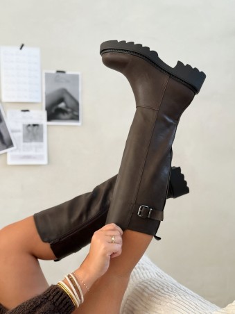 Bottes hautes mollets larges Amalia M/L