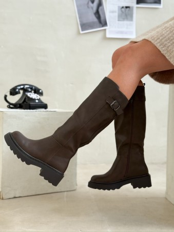 Bottes hautes mollets larges Amalia M/L