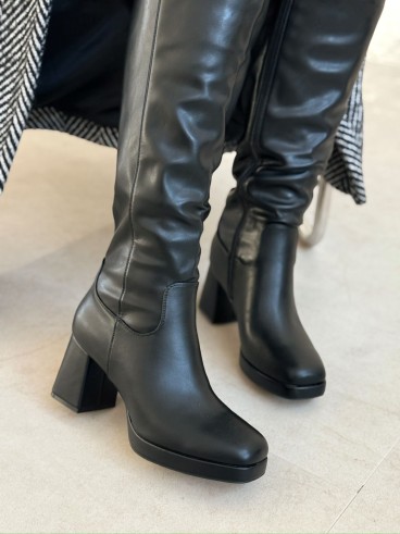 Bottes hautes mollets larges Aurora M/L