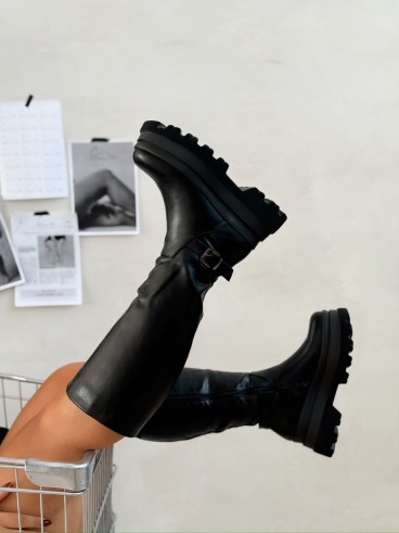 Bottes hautes mollets larges Irina XL