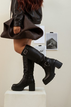 Bottes Hautes Mollets Larges Alessandra XL