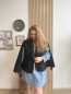 Cape style blazer Jade noir