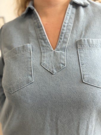 Robe tunique jeans Lalie