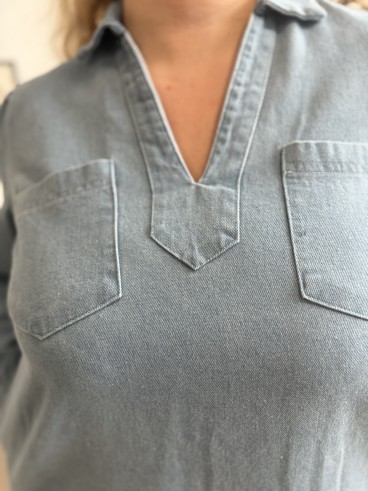 Robe tunique jeans Lalie