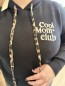 Pull à capuche Cool Mom Club noir