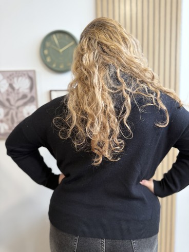 Pull à capuche Cool Mom Club noir