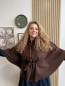 Poncho Bella chocolat
