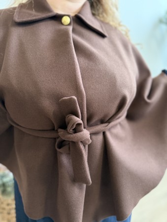 Poncho Bella chocolat