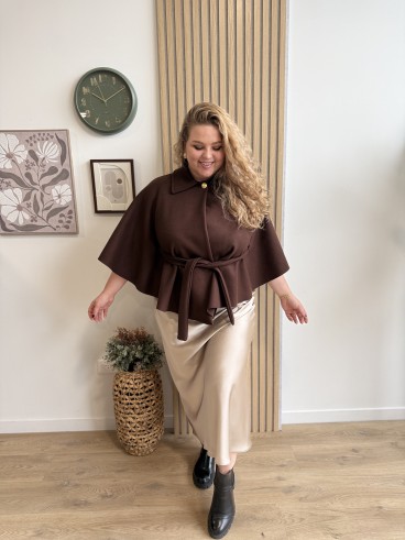 Poncho Bella chocolat