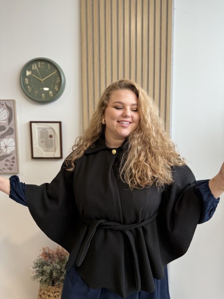 Poncho Bella noir