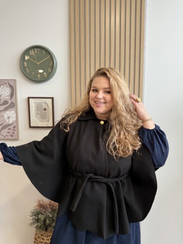Poncho Bella noir