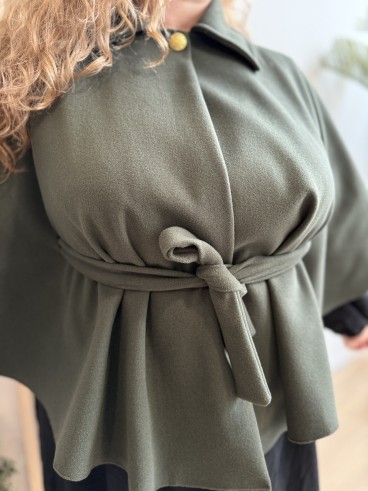 Poncho Bella kaki