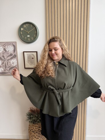 Poncho Bella kaki