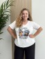 Tee shirt blanc "Maya" imprimé Aloha Beaches TU Tee shirt blanc "Maya" imprimé Aloha Beaches TU