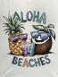 Tee shirt blanc "Maya" imprimé Aloha Beaches TU Tee shirt blanc "Maya" imprimé Aloha Beaches TU