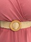 Combinaison fluide "Tina" rose avec ceinture corde incluse TU