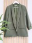Blazer uni "Lya" kaki