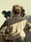 Gilet sans manches bouclettes poches Leni ecru