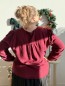 Blouse boutonnée Vicky bordeaux