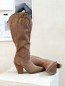 Bottes Hautes Mollets Larges Lavinia XL taupe