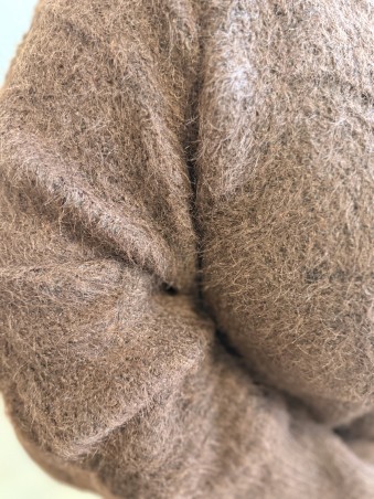 Pull long loose Mona marron