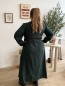 Robe longue unie Prisca vert