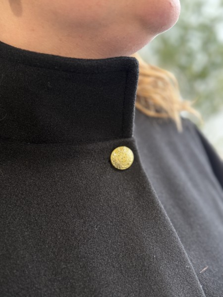 Poncho court Jessica noir