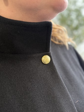 Poncho court Jessica noir