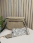 Sac banane en velours cotelé avec bandoulière tissé camel