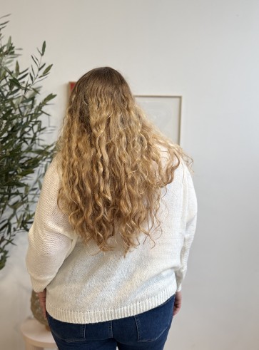 Pull étoile dorée Betty grande taille pas cher