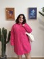 Robe tunique coton Isadora fuschia