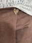 Jupe short broche Esmée chocolat Jupe short broche Esmée chocolat