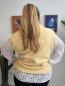 Gilet sans manches bouclettes Leni jaune