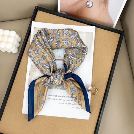 Carré effet soie 70x70cm virgule marine