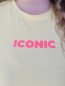 T-Shirt Curvy Iconic Jaune