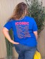 T-Shirt Curvy Iconic Bleu
