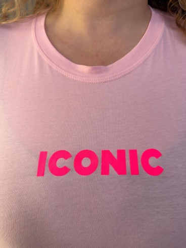 T-Shirt Curvy Iconic Rose grande taille