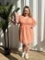 Robe courte mini fleurs Capucine orange Robe courte mini fleurs Capucine orange