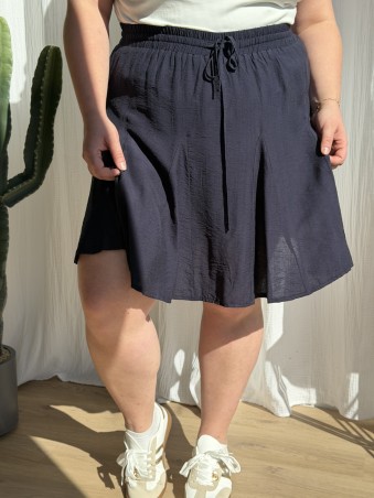 Jupe Short Fluide Lys bleu