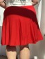 Jupe Short Fluide Lys Rouge