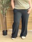 Pantalon Gaze De Coton Curvy Noir