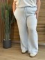 Pantalon Gaze De Coton Curvy Bleu Ciel
